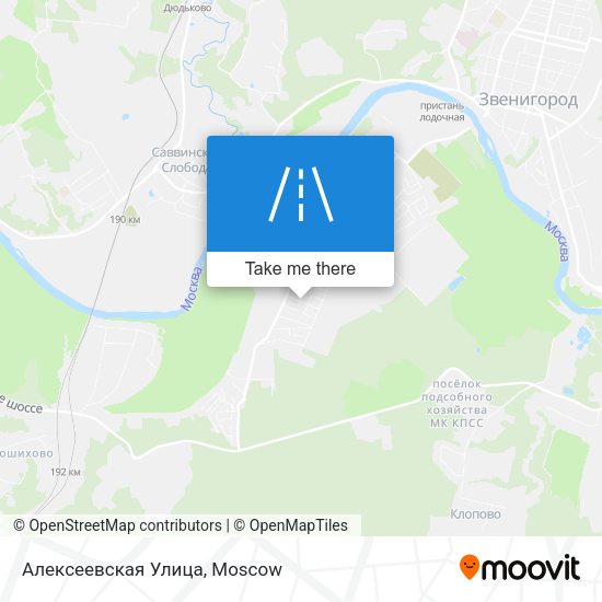Алексеевская Улица map