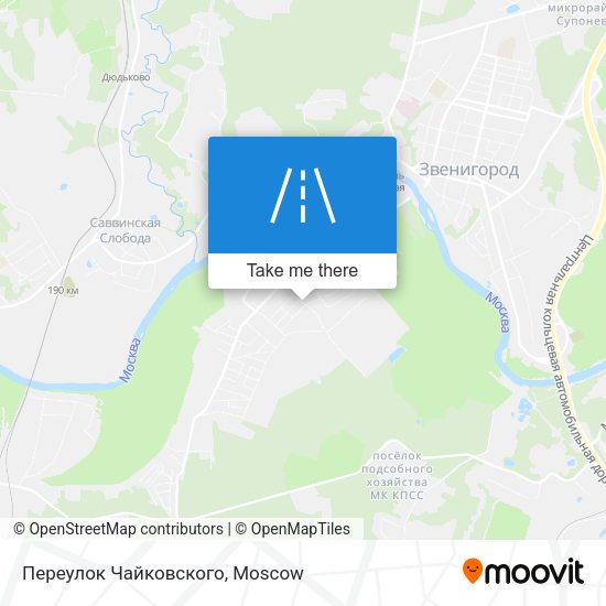 Переулок Чайковского map