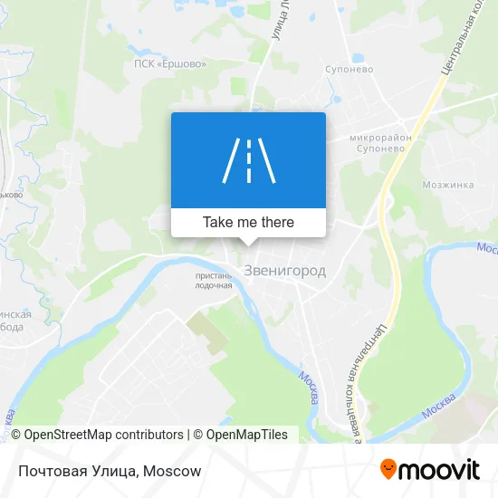 Почтовая Улица map