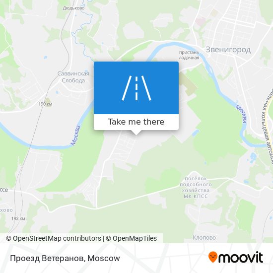 Проезд Ветеранов map