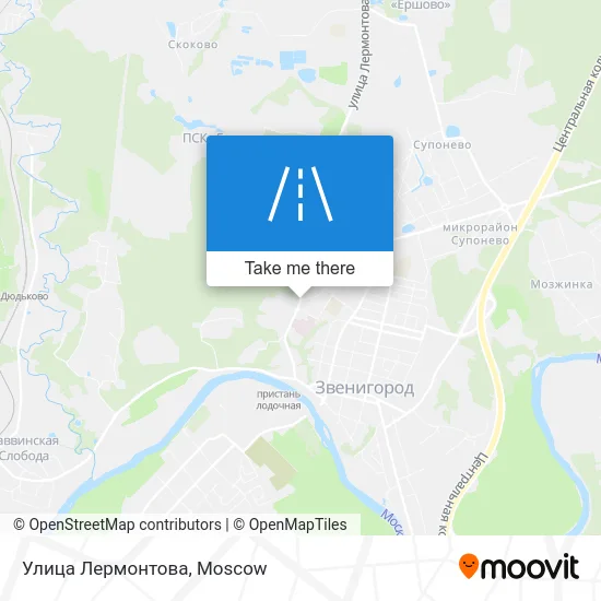 Улица Лермонтова map