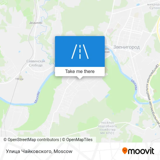 Улица Чайковского map