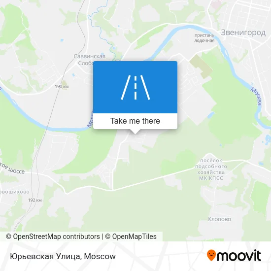 Юрьевская Улица map