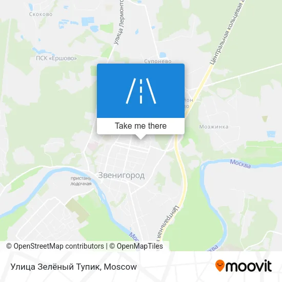 Улица Зелёный Тупик map