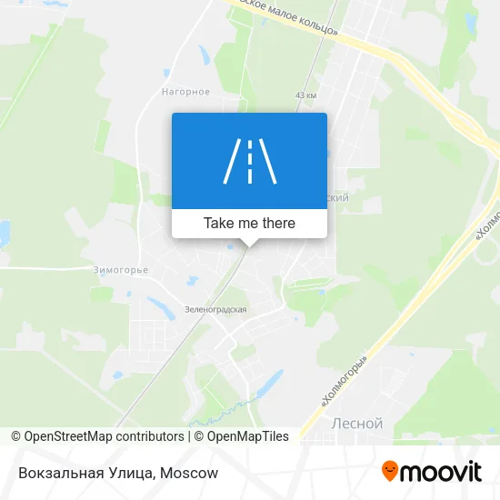 Вокзальная Улица map
