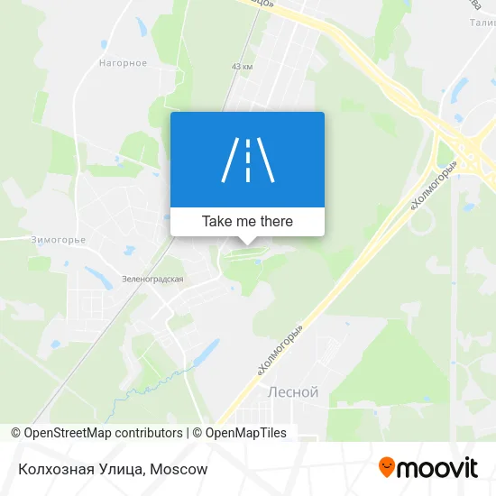 Колхозная Улица map