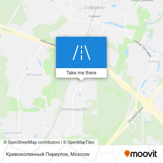 Кривоколенный Переулок map