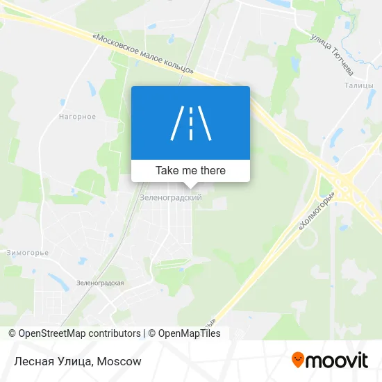 Лесная Улица map