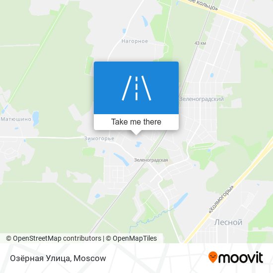 Озёрная Улица map