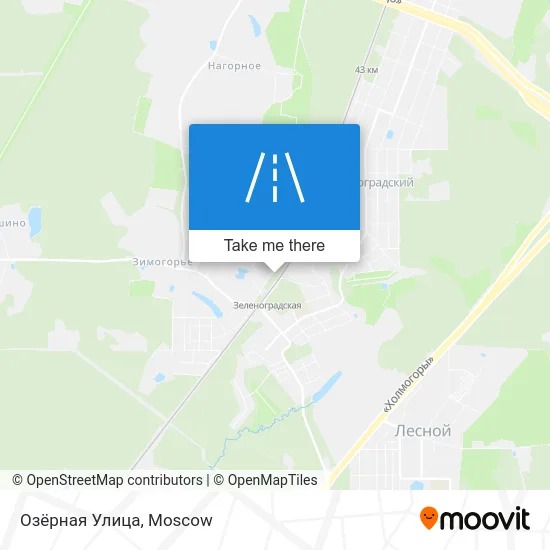 Озёрная Улица map