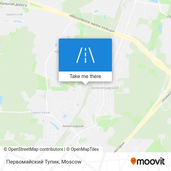 Первомайский Тупик map