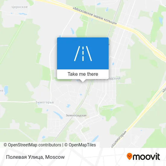 Полевая Улица map