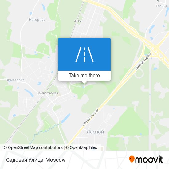 Садовая Улица map