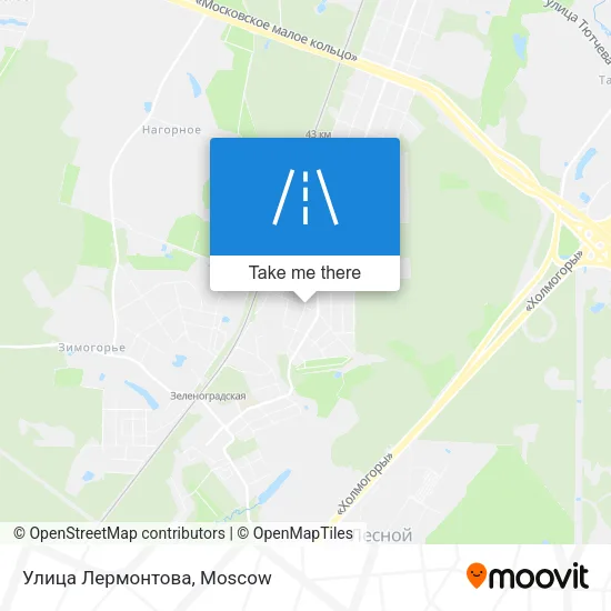 Улица Лермонтова map