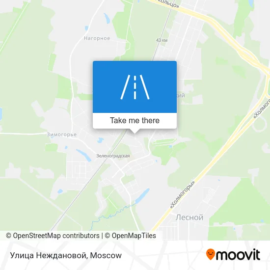 Улица Неждановой map