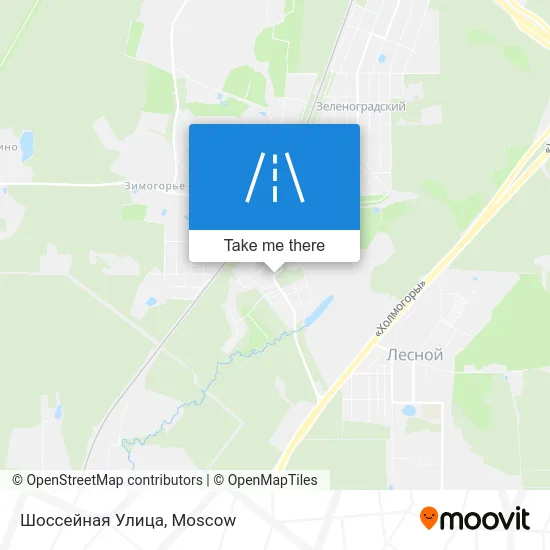 Шоссейная Улица map