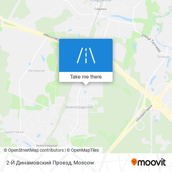 2-Й Динамовский Проезд map