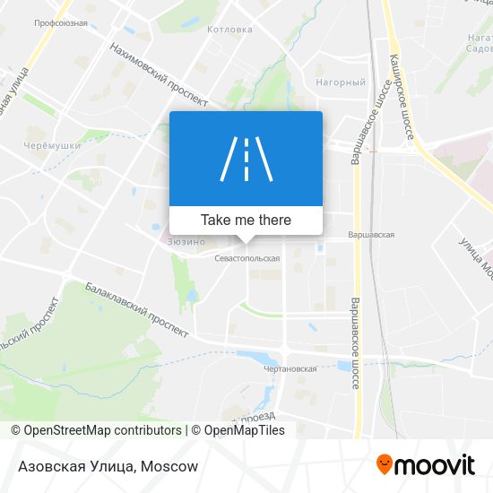 Азовская Улица map