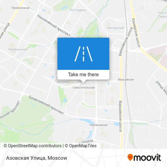 Азовская Улица map