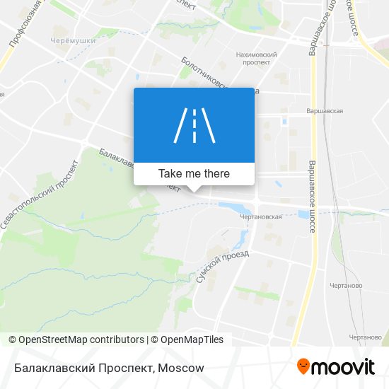 Балаклавский Проспект map