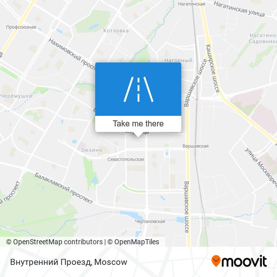 Внутренний Проезд map