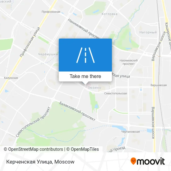 Керченская Улица map
