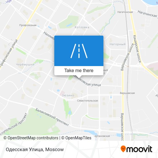 Одесская Улица map