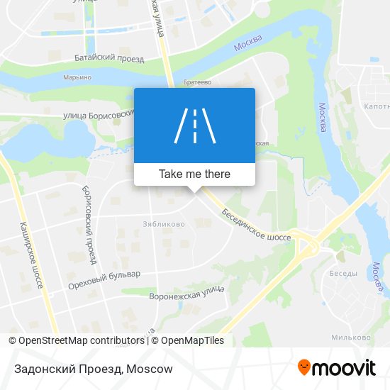 Задонский Проезд map