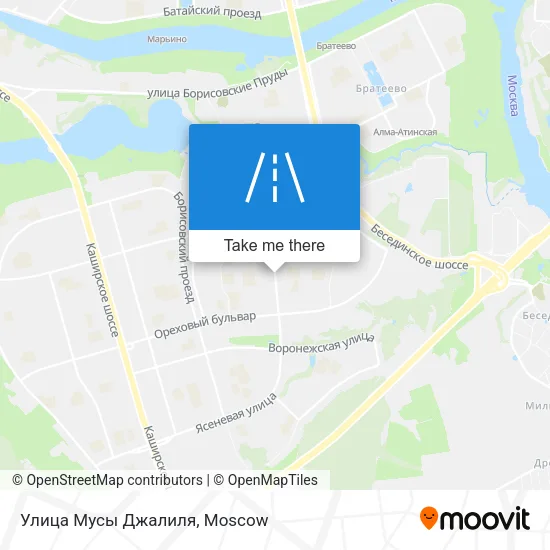 Улица Мусы Джалиля map