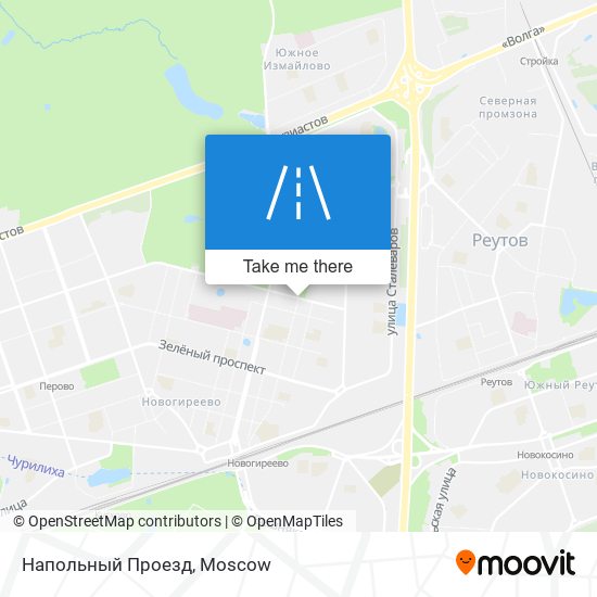 Напольный Проезд map