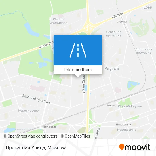 Прокатная Улица map