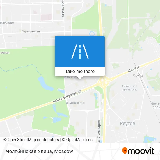 Челябинская Улица map