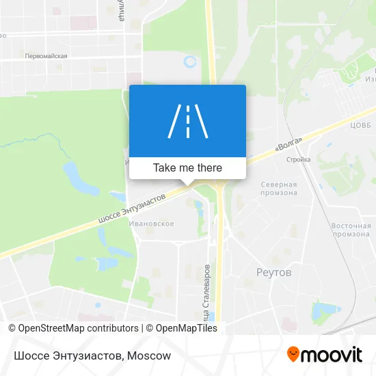 Шоссе Энтузиастов map