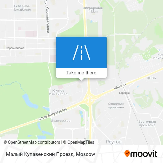 Малый Купавенский Проезд map