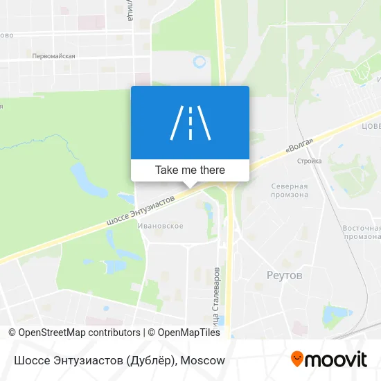 Шоссе Энтузиастов (Дублёр) map