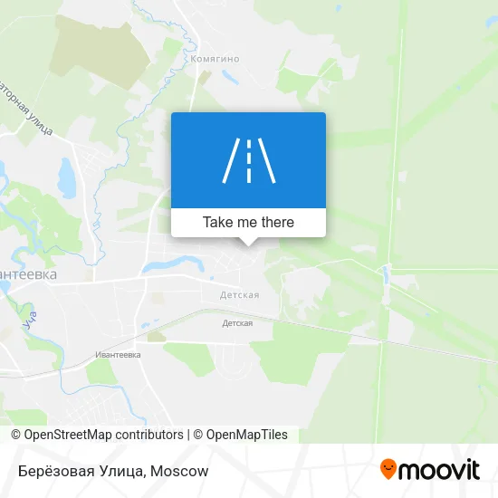 Берёзовая Улица map