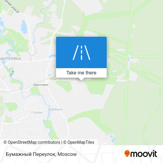 Бумажный Переулок map