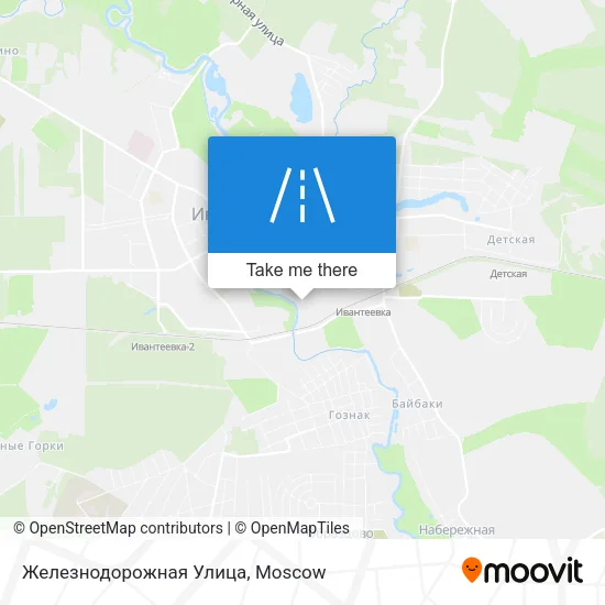 Железнодорожная Улица map