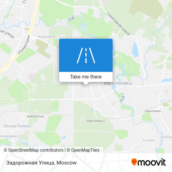Задорожная Улица map