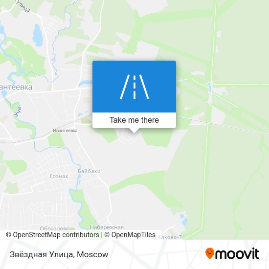 Звёздная Улица map
