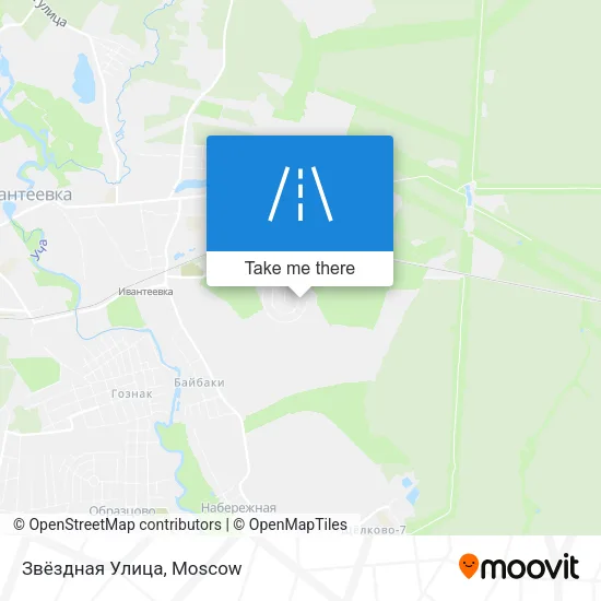 Звёздная Улица map