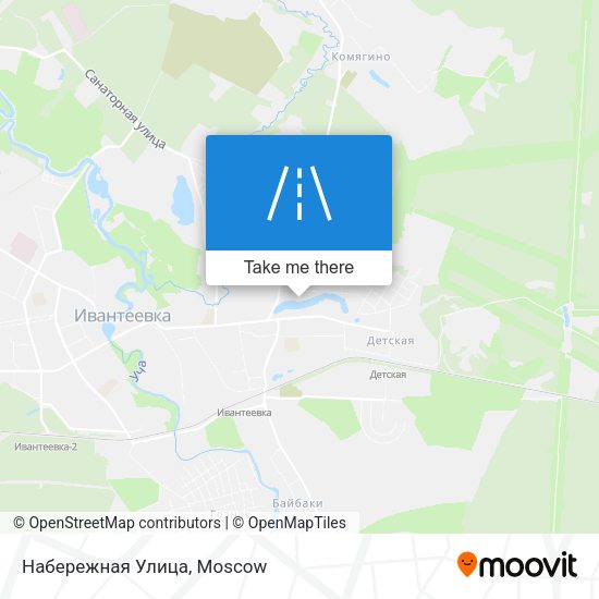 Набережная Улица map