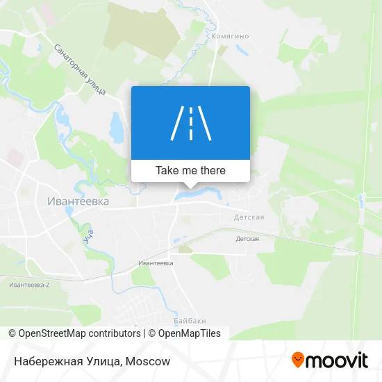 Набережная Улица map