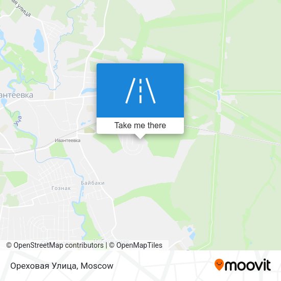 Ореховая Улица map