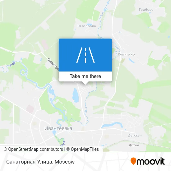 Санаторная Улица map