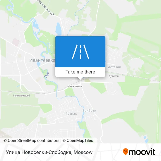 Улица Новосёлки-Слободка map
