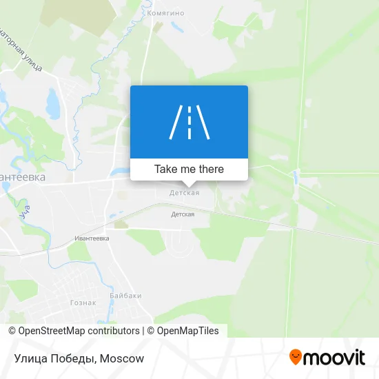 Улица Победы map
