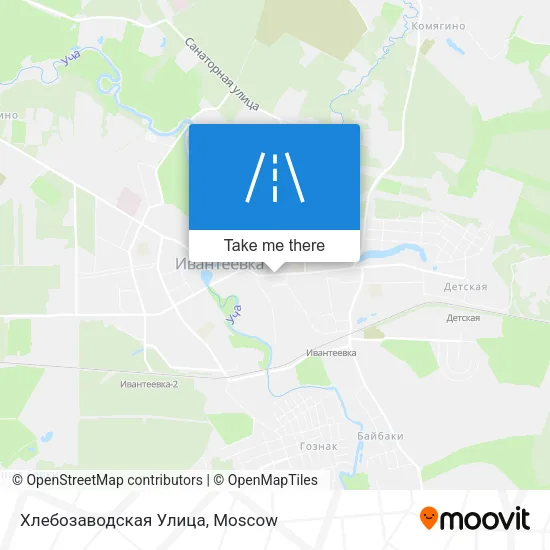 Хлебозаводская Улица map