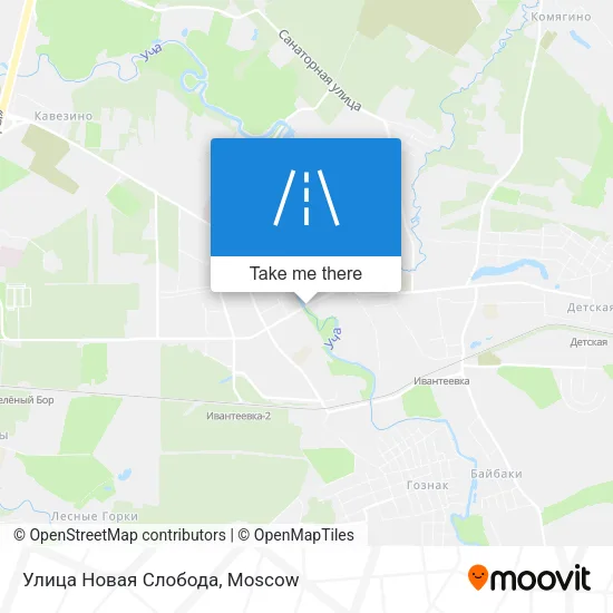 Улица Новая Слобода map