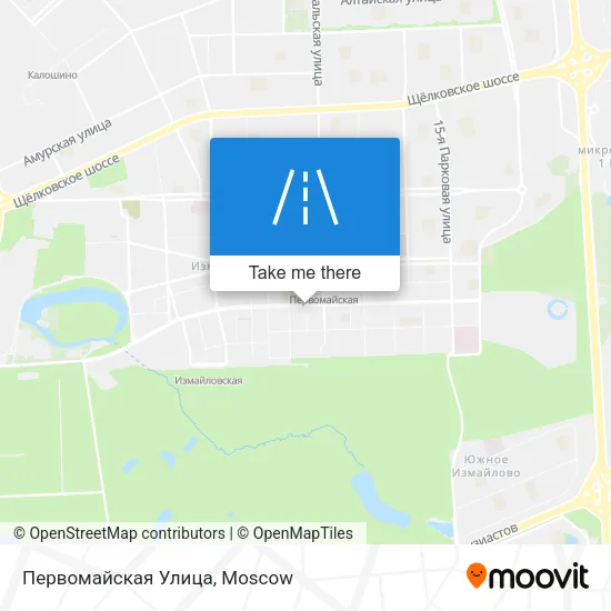 Первомайская Улица map